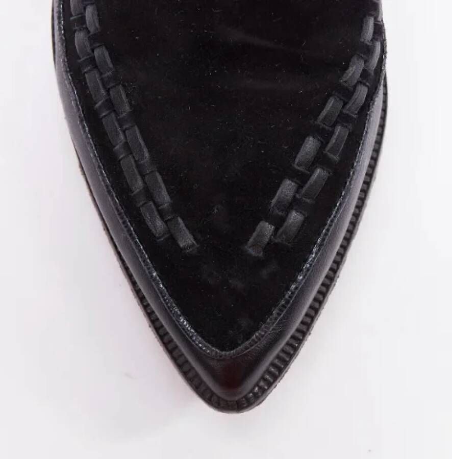 Isabel Marant Pre-owned Leather boots Black Dames