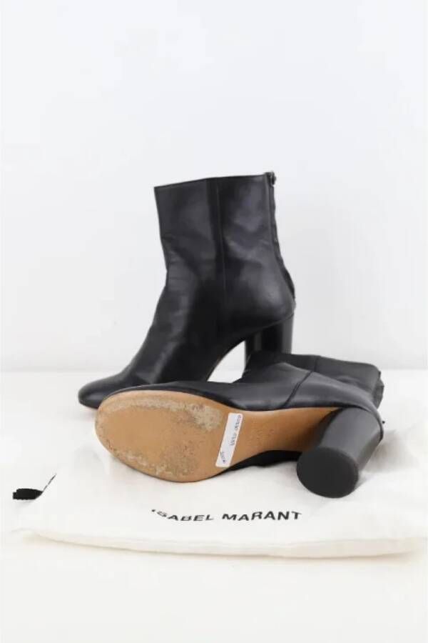 Isabel Marant Pre-owned Leather boots Black Dames