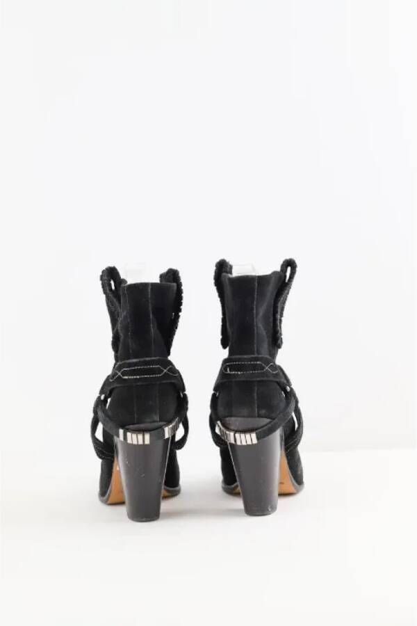 Isabel Marant Pre-owned Leather boots Black Dames