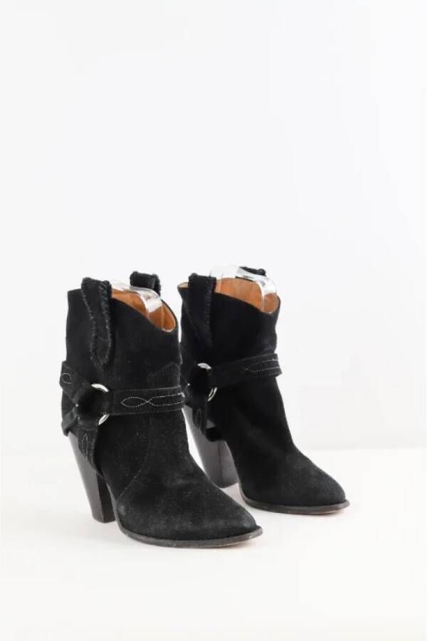 Isabel Marant Pre-owned Leather boots Black Dames