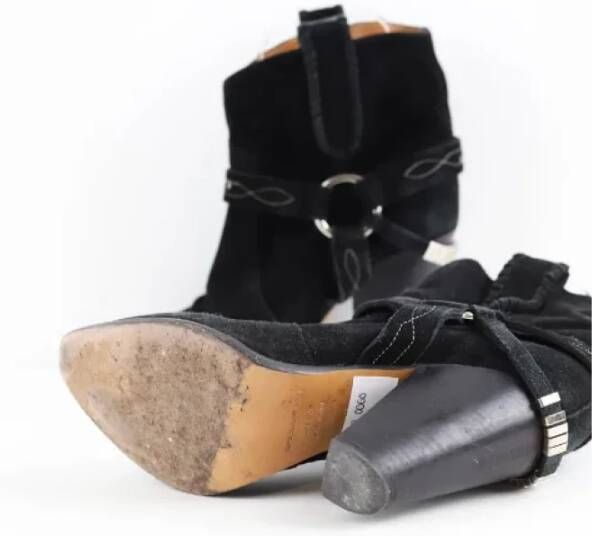 Isabel Marant Pre-owned Leather boots Black Dames