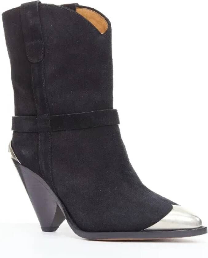 Isabel Marant Pre-owned Leather boots Black Dames