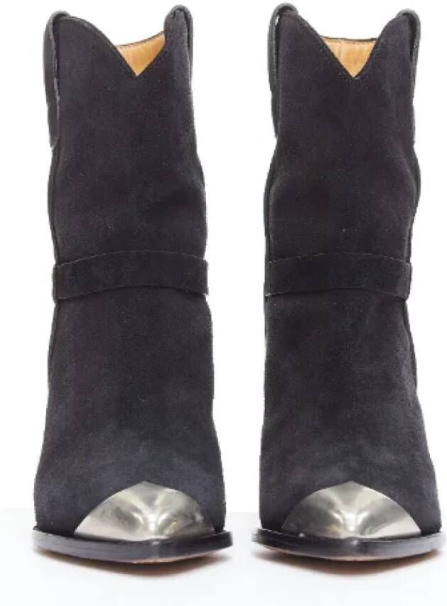 Isabel Marant Pre-owned Leather boots Black Dames