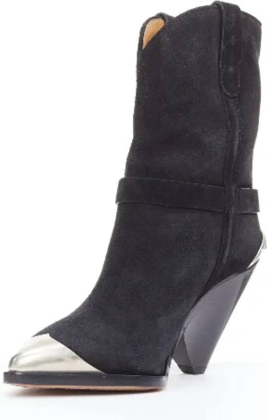 Isabel Marant Pre-owned Leather boots Black Dames