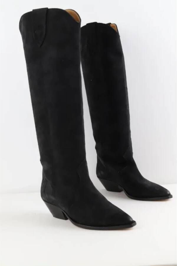 Isabel Marant Pre-owned Leather boots Black Dames