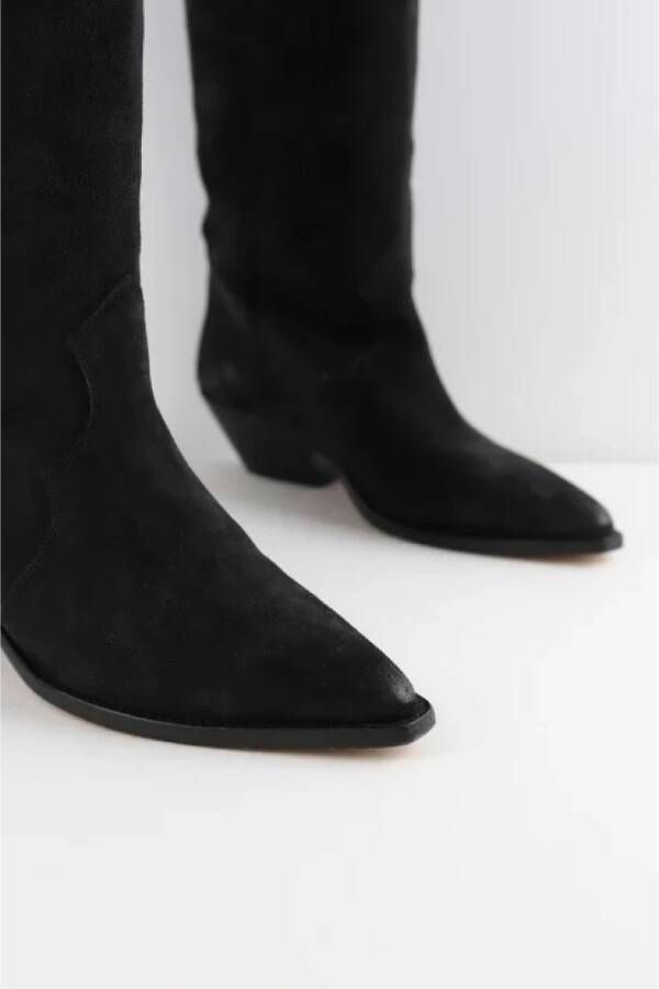 Isabel Marant Pre-owned Leather boots Black Dames