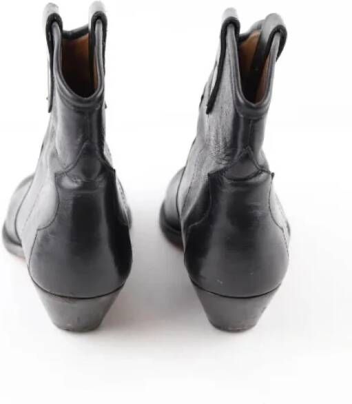 Isabel Marant Pre-owned Leather boots Black Dames