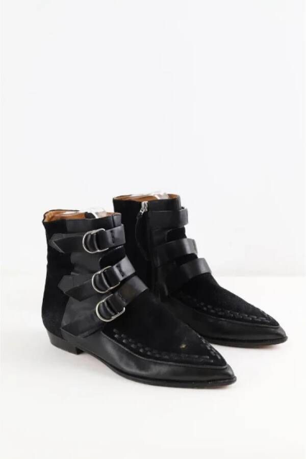 Isabel Marant Pre-owned Leather boots Black Dames