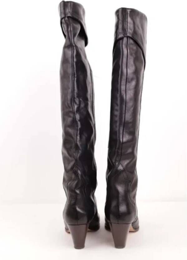 Isabel Marant Pre-owned Leather boots Brown Dames