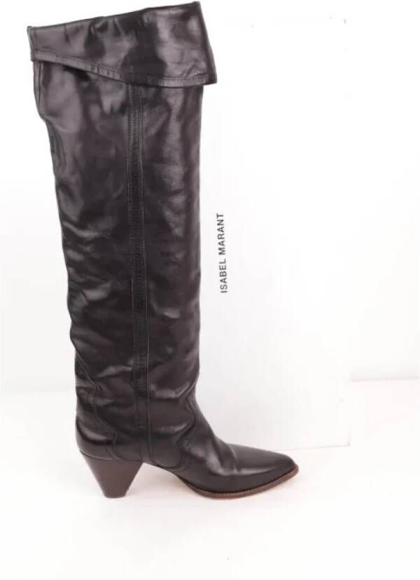 Isabel Marant Pre-owned Leather boots Brown Dames