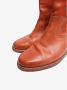 Isabel Marant Pre-owned Leather boots Orange Heren - Thumbnail 3