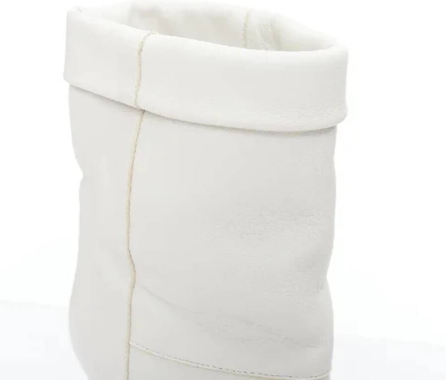 Isabel Marant Pre-owned Leather boots White Dames