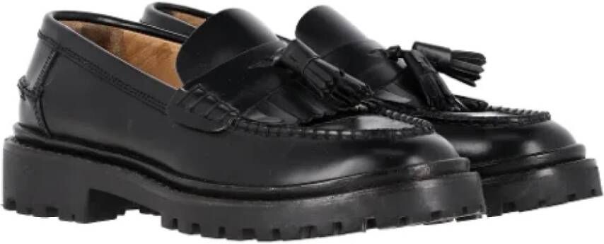 Isabel Marant Pre-owned Leather flats Black Dames