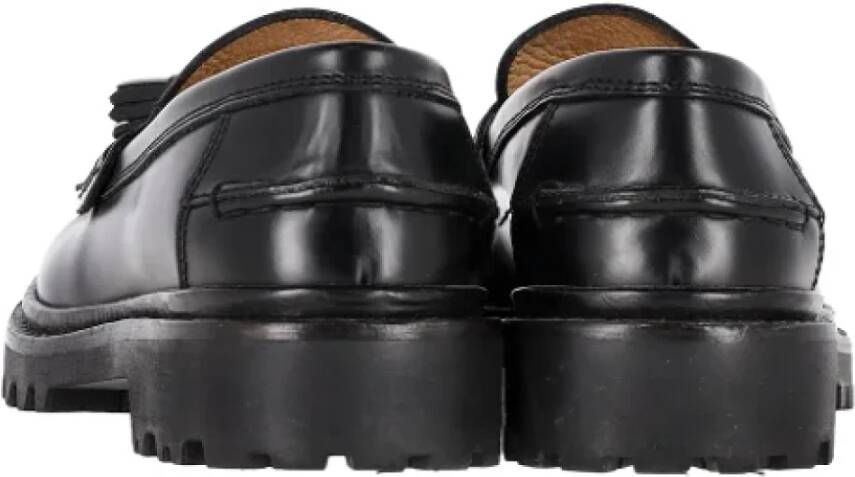 Isabel Marant Pre-owned Leather flats Black Dames