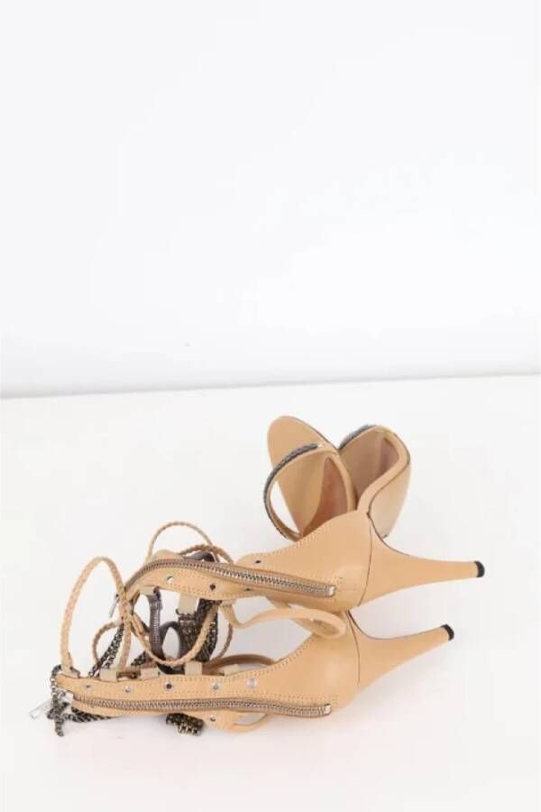 Isabel Marant Pre-owned Leather heels Beige Dames