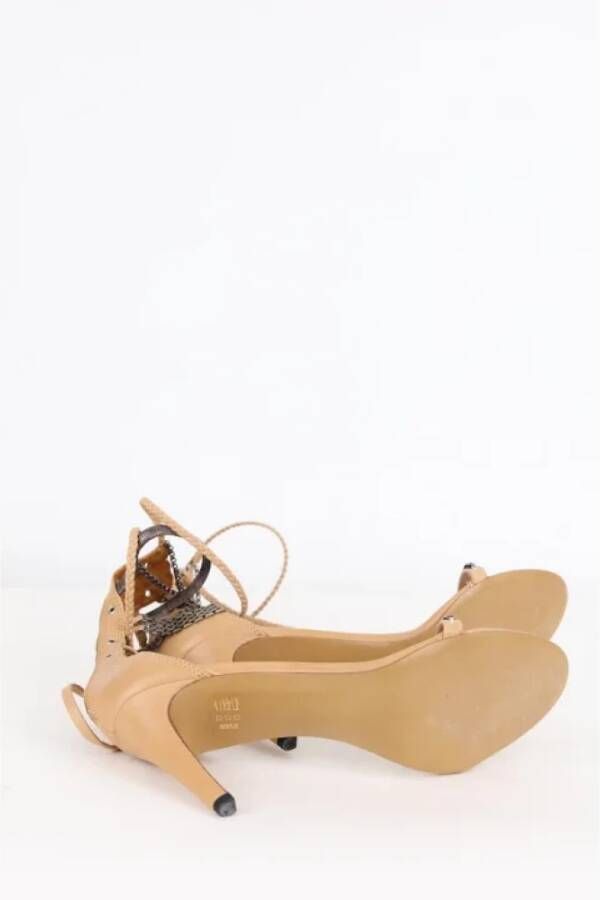 Isabel Marant Pre-owned Leather heels Beige Dames