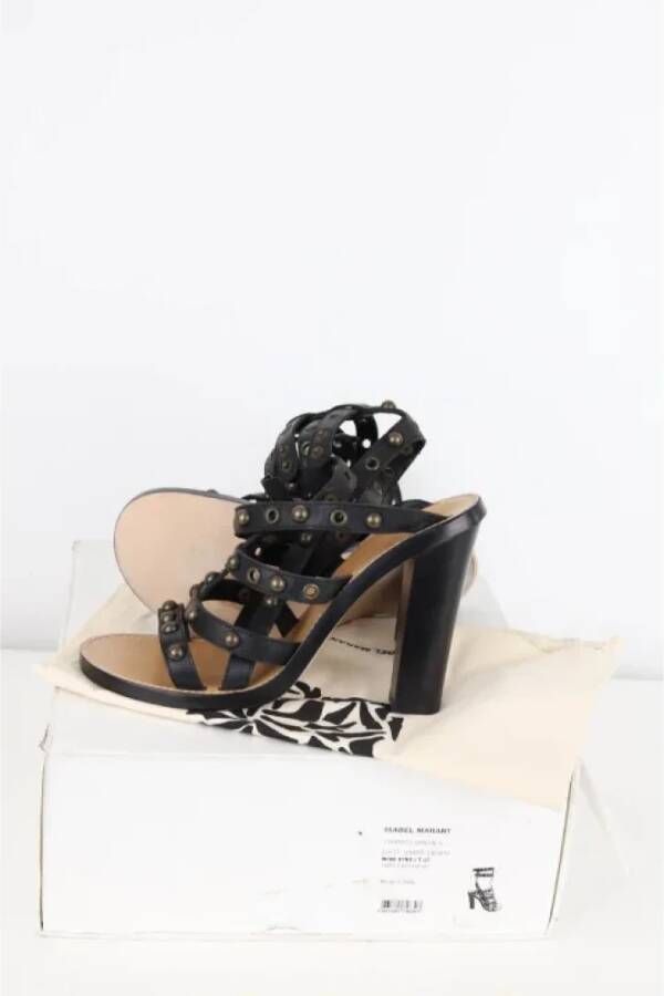 Isabel Marant Pre-owned Leather sandals Black Dames