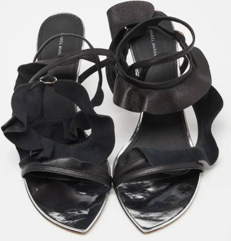 Isabel Marant Pre-owned Leather sandals Black Dames