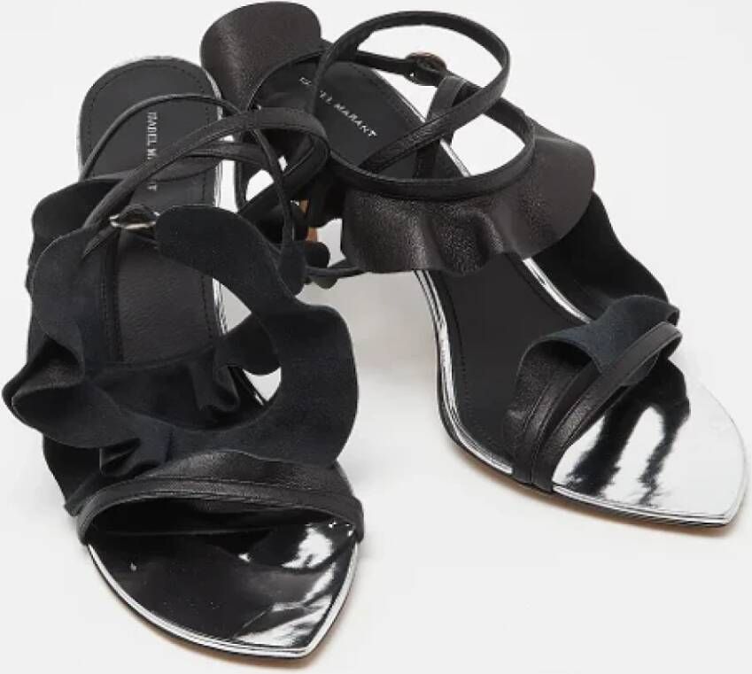 Isabel Marant Pre-owned Leather sandals Black Dames