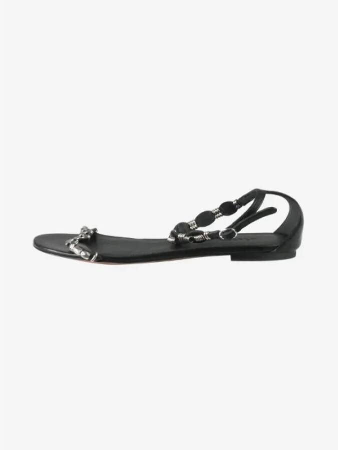 Isabel Marant Pre-owned Leather sandals Black Dames