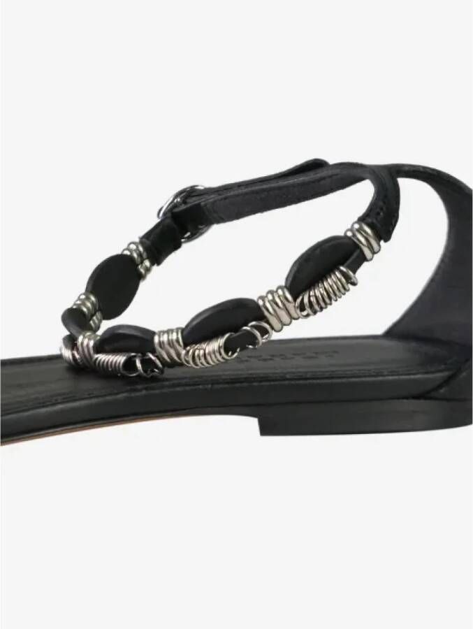 Isabel Marant Pre-owned Leather sandals Black Dames