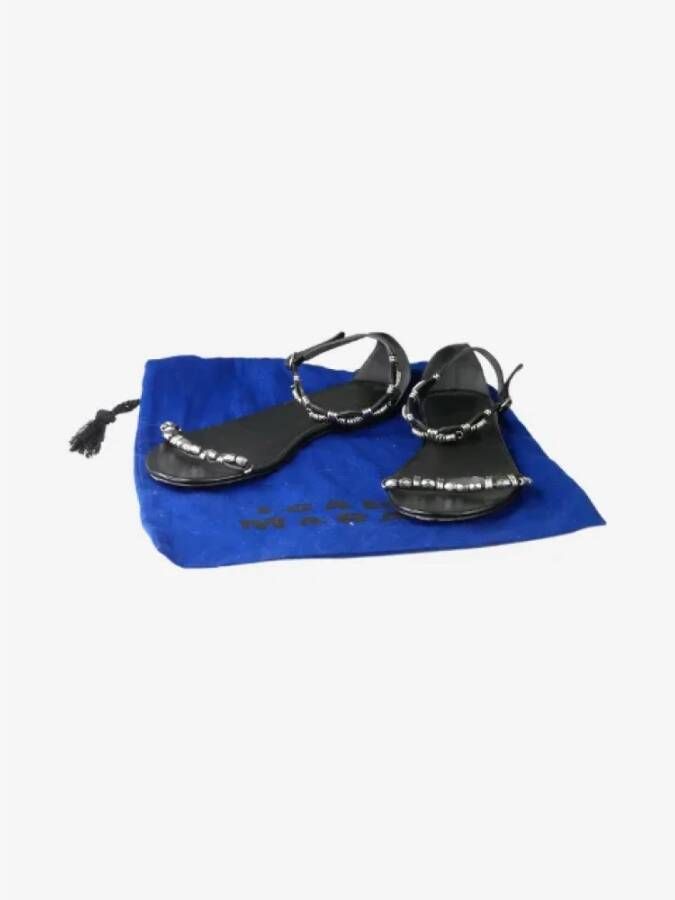 Isabel Marant Pre-owned Leather sandals Black Dames