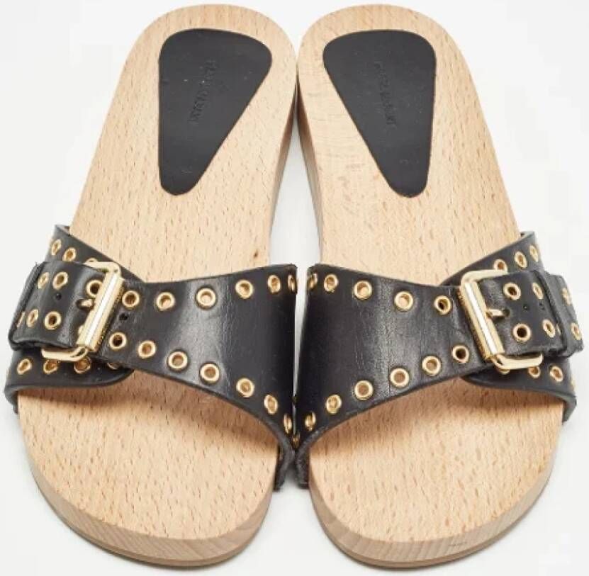 Isabel Marant Pre-owned Leather sandals Black Dames