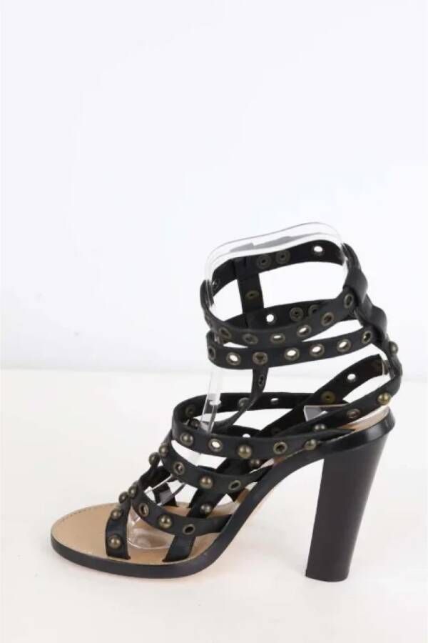 Isabel Marant Pre-owned Leather sandals Black Dames