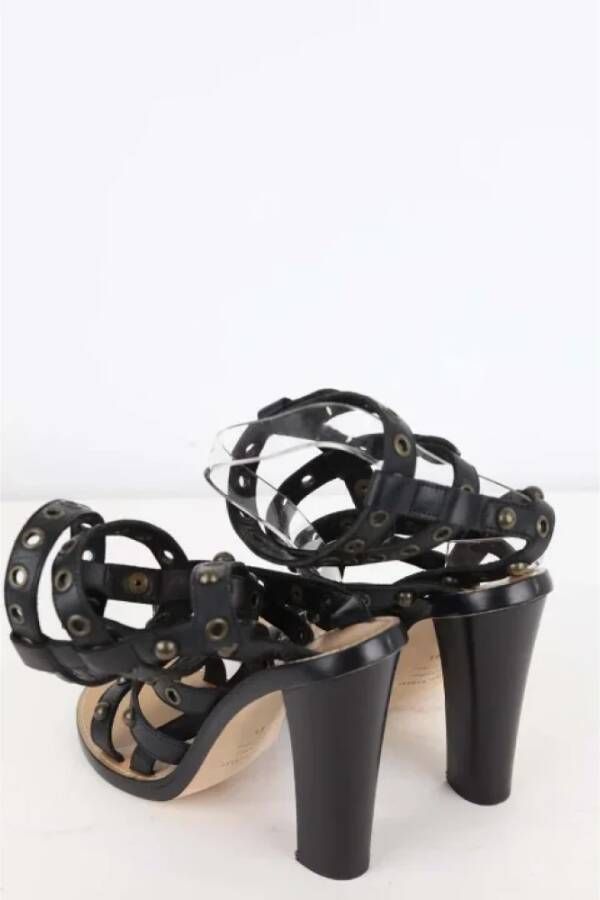 Isabel Marant Pre-owned Leather sandals Black Dames