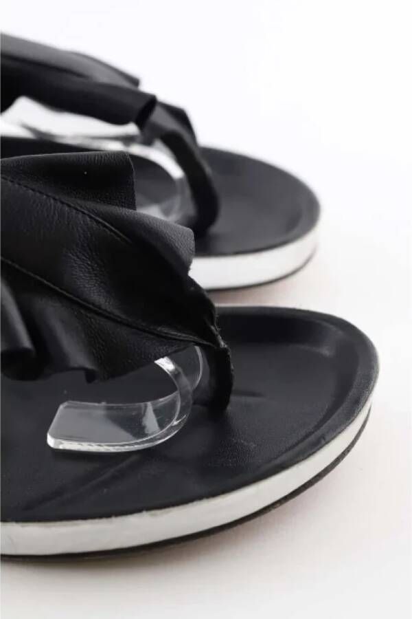 Isabel Marant Pre-owned Leather sandals Black Dames