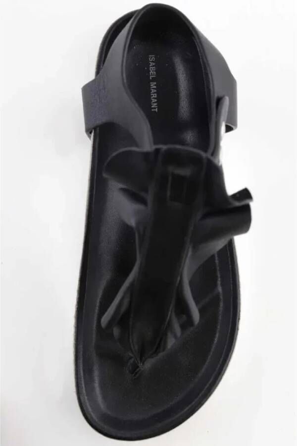 Isabel Marant Pre-owned Leather sandals Black Dames