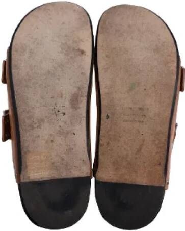 Isabel Marant Pre-owned Leather sandals Brown Dames