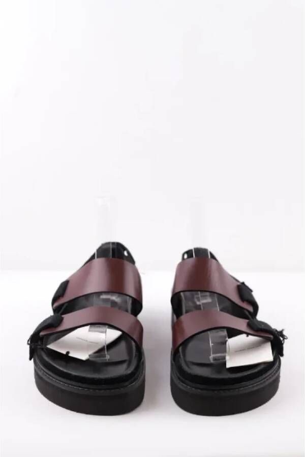 Isabel Marant Pre-owned Leather sandals Brown Heren