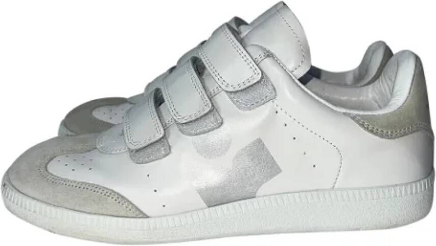 Isabel Marant Pre-owned Leather sneakers White Dames