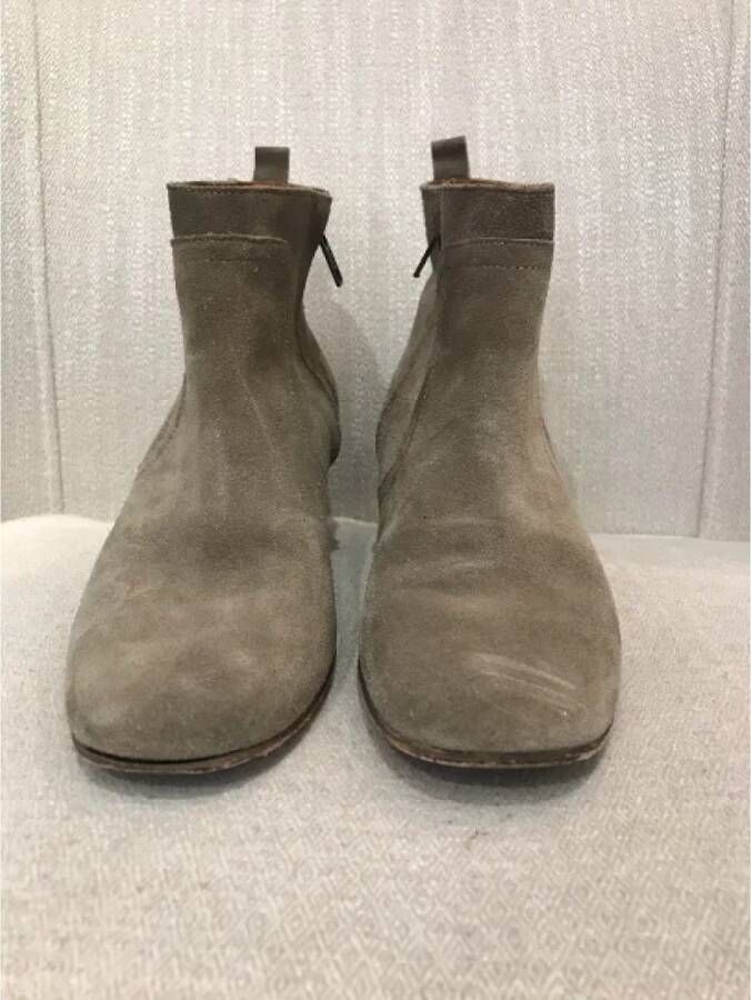 Isabel Marant Pre-owned Suede boots Beige Dames