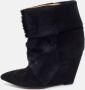 Isabel Marant Pre-owned Suede boots Black Dames - Thumbnail 2