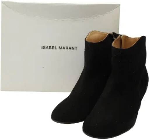 Isabel Marant Pre-owned Suede boots Black Dames