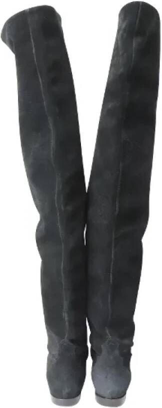 Isabel Marant Pre-owned Suede boots Black Dames