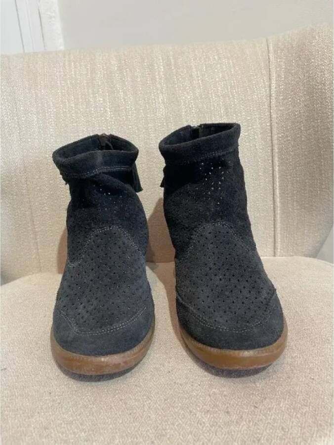 Isabel Marant Pre-owned Suede boots Black Dames