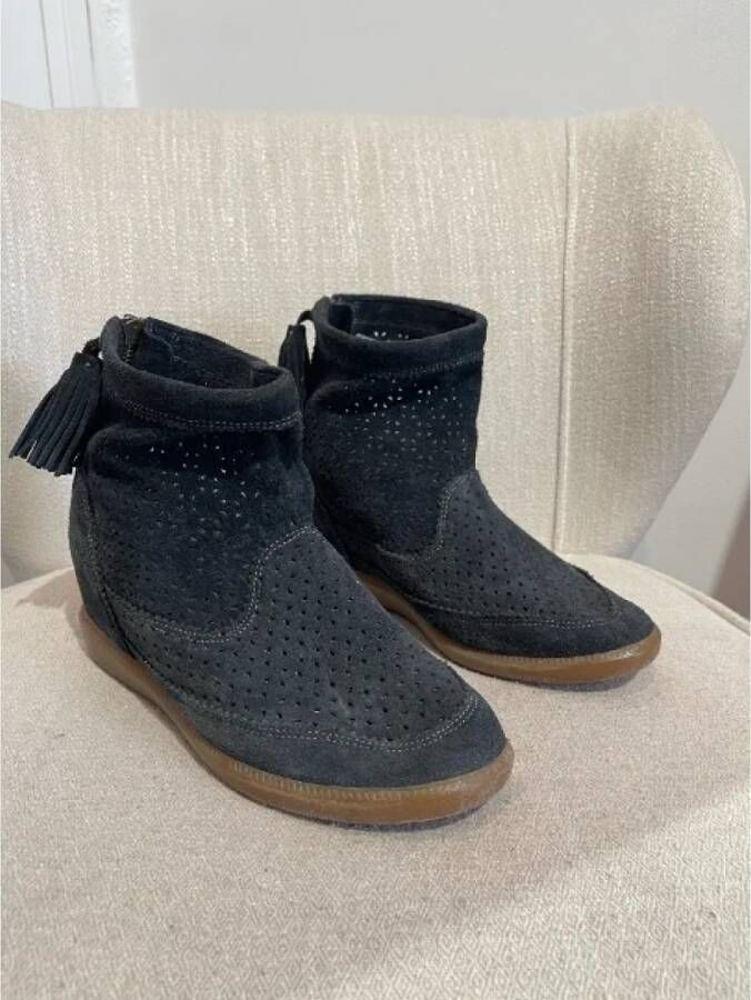 Isabel Marant Pre-owned Suede boots Black Dames