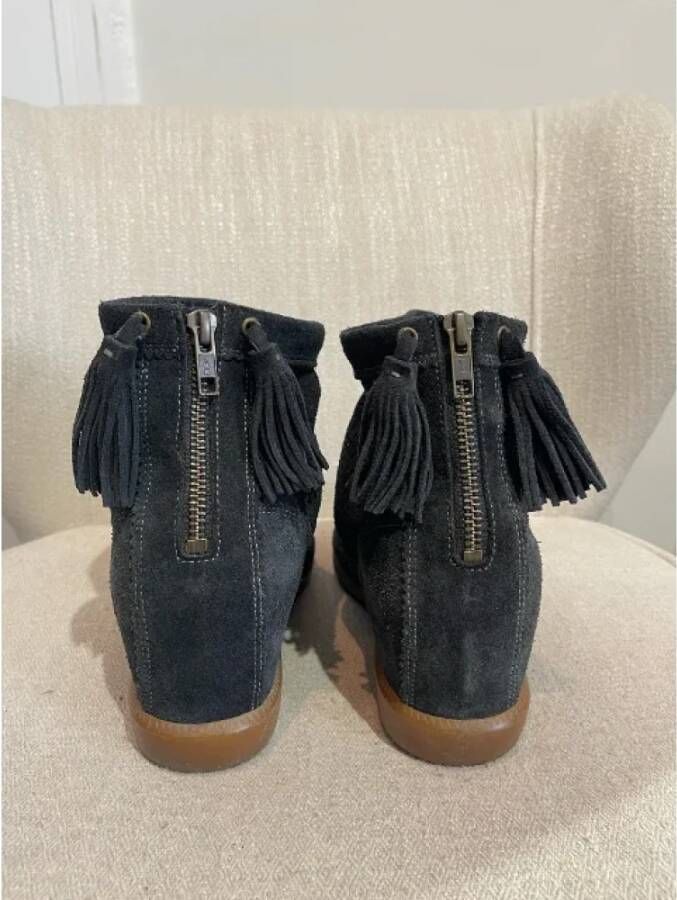 Isabel Marant Pre-owned Suede boots Black Dames