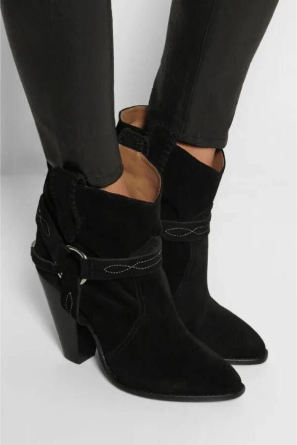 Isabel Marant Pre-owned Suede boots Black Dames