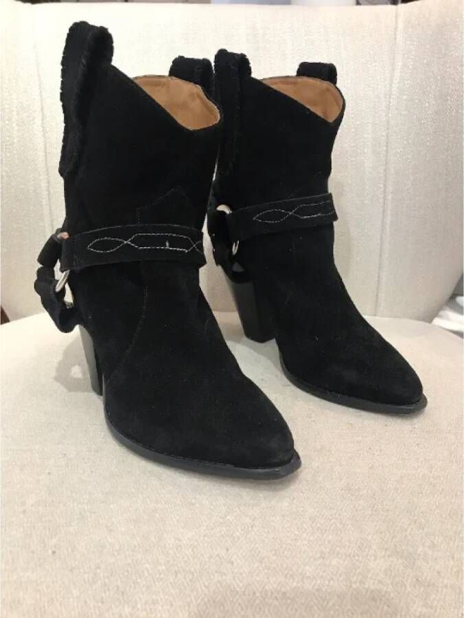 Isabel Marant Pre-owned Suede boots Black Dames