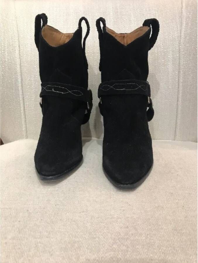 Isabel Marant Pre-owned Suede boots Black Dames