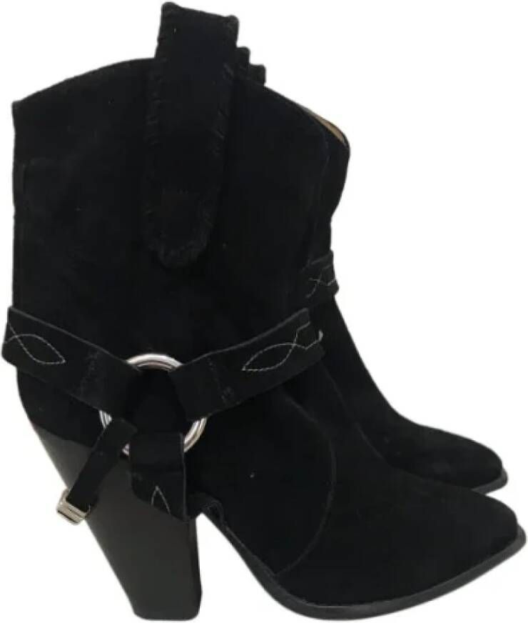 Isabel Marant Pre-owned Suede boots Black Dames