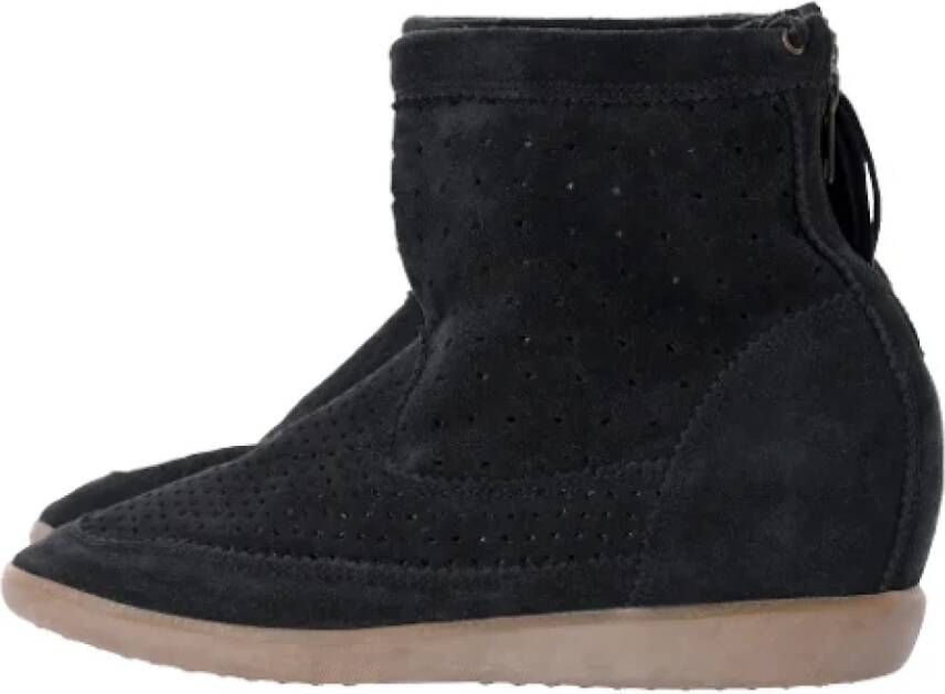 Isabel Marant Pre-owned Suede boots Black Dames