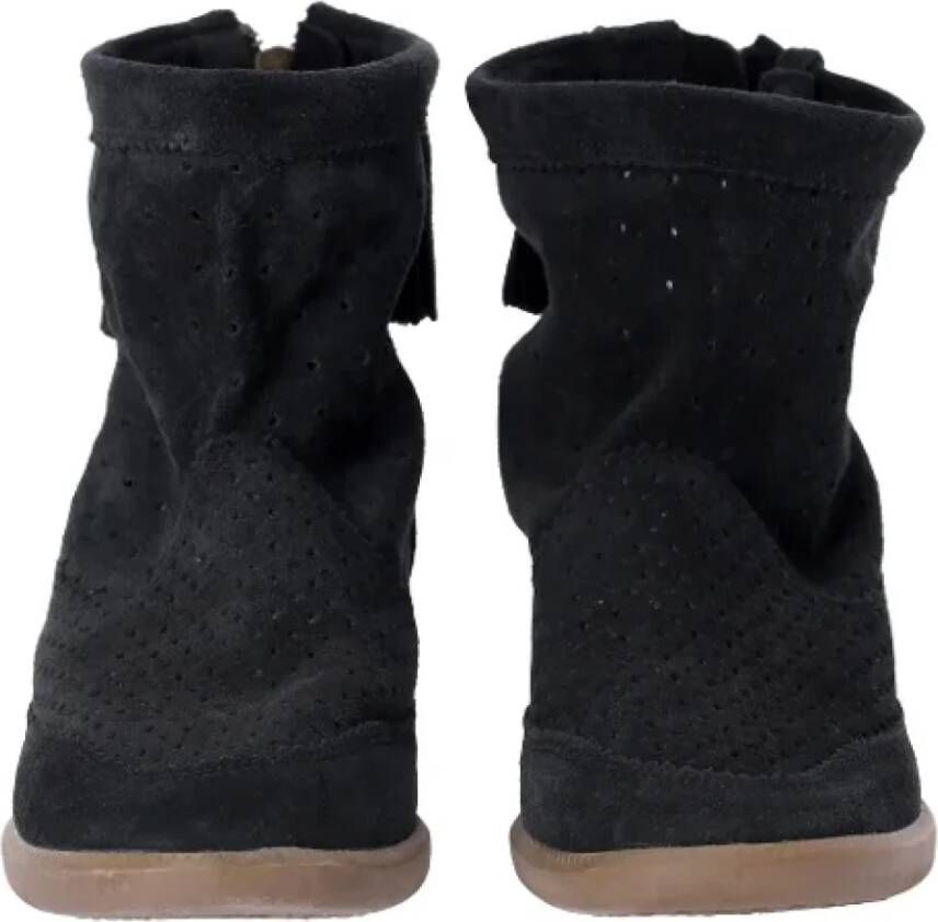 Isabel Marant Pre-owned Suede boots Black Dames