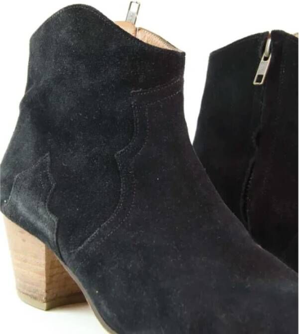 Isabel Marant Pre-owned Suede boots Black Dames