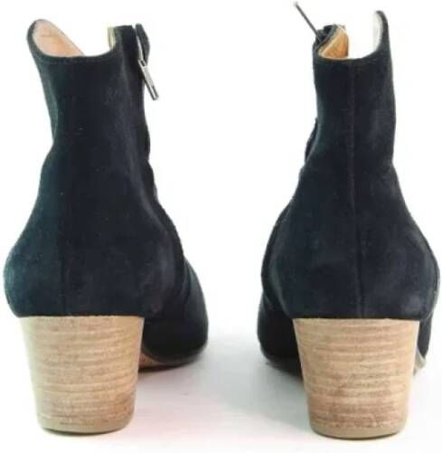 Isabel Marant Pre-owned Suede boots Black Dames