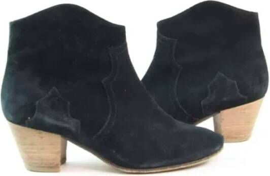 Isabel Marant Pre-owned Suede boots Black Dames